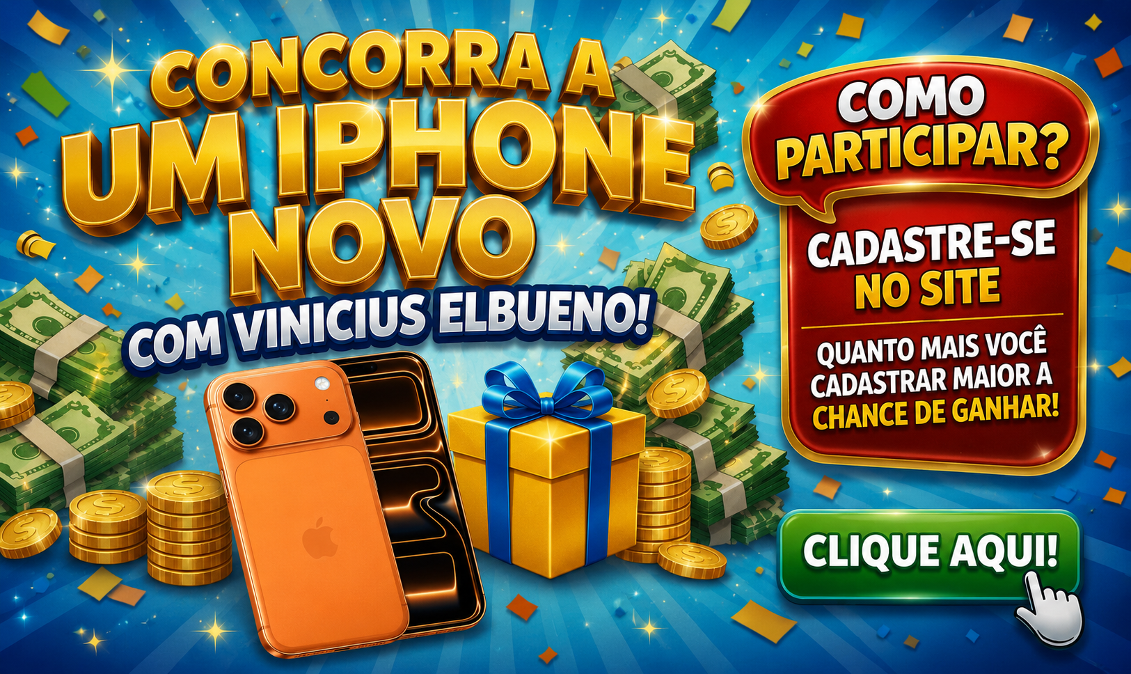 Sorteio iPhone 15 Pro